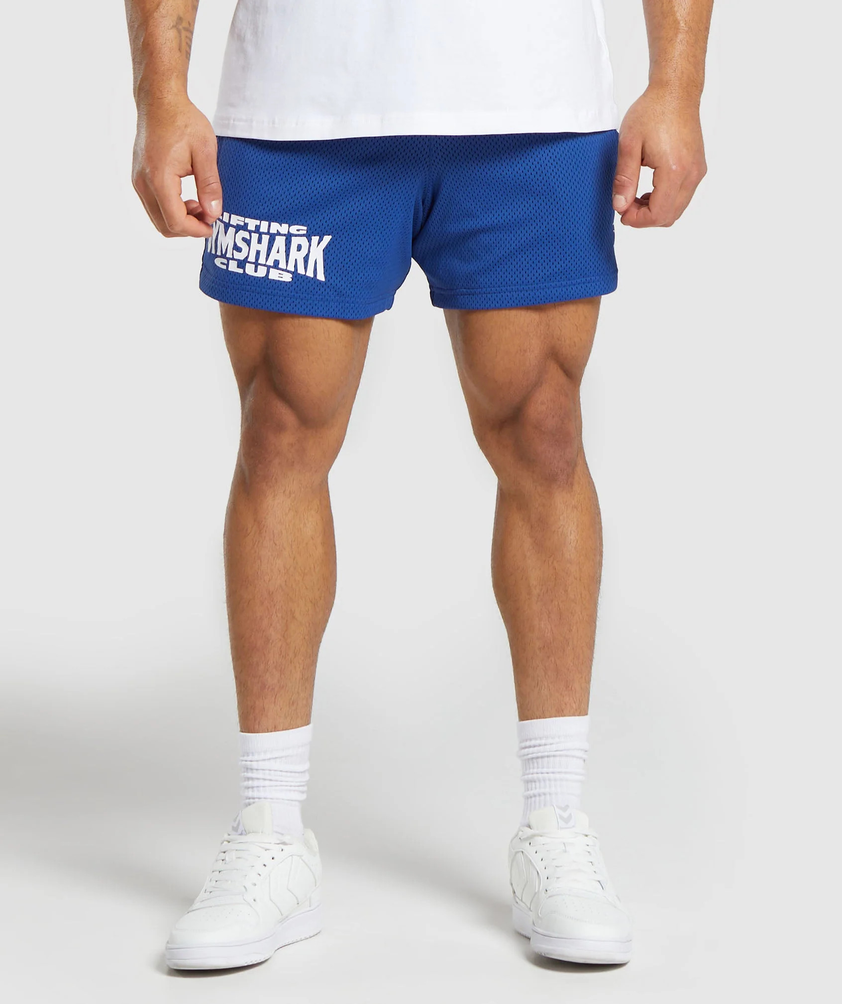 Gymshark Lifting Club Mesh 5" Shorts - Wave Blue | Gymshark US