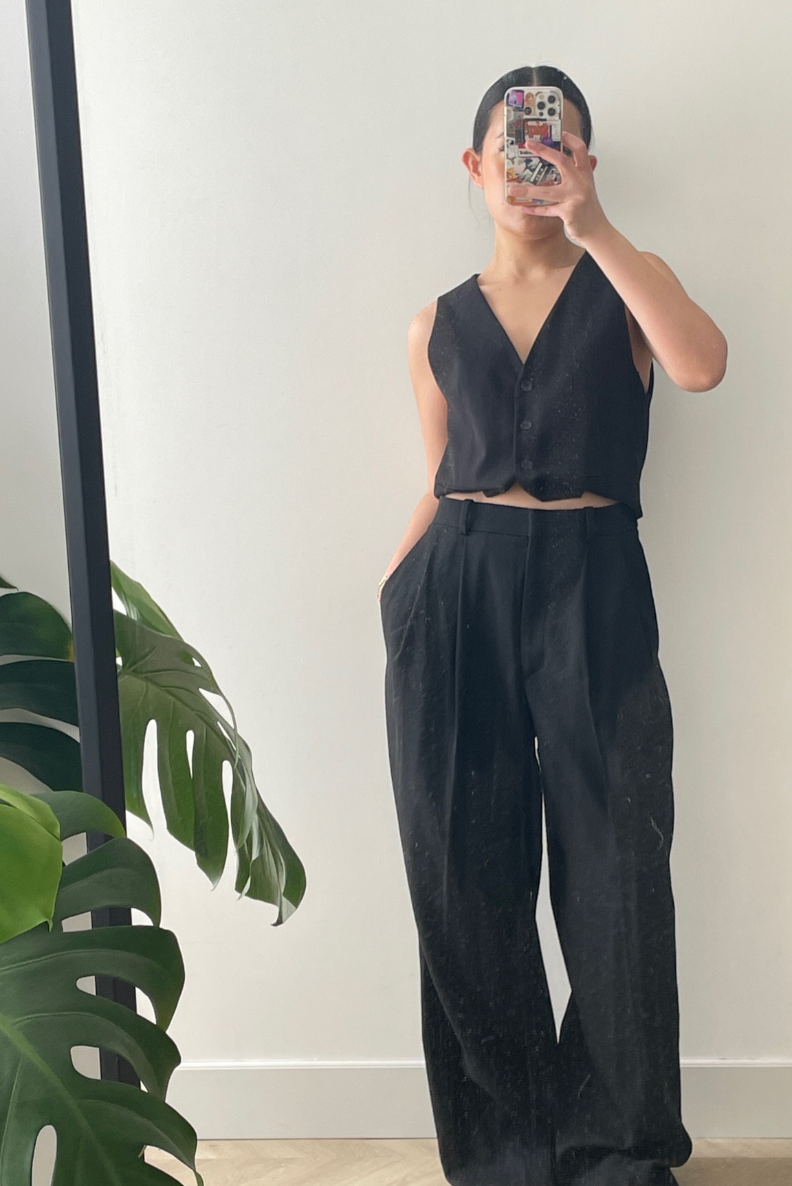 WIDE-LEG TAILORED WOOL TROUSERS - … curated on LTK