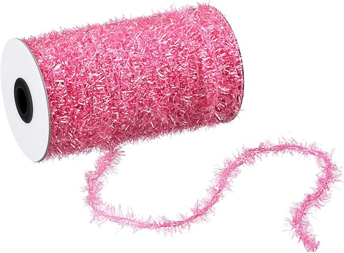 50 Yards Christmas Tinsel Garland Thin Glitter Metallic Holiday Twist Tinsel Garland Decoration f... | Amazon (US)