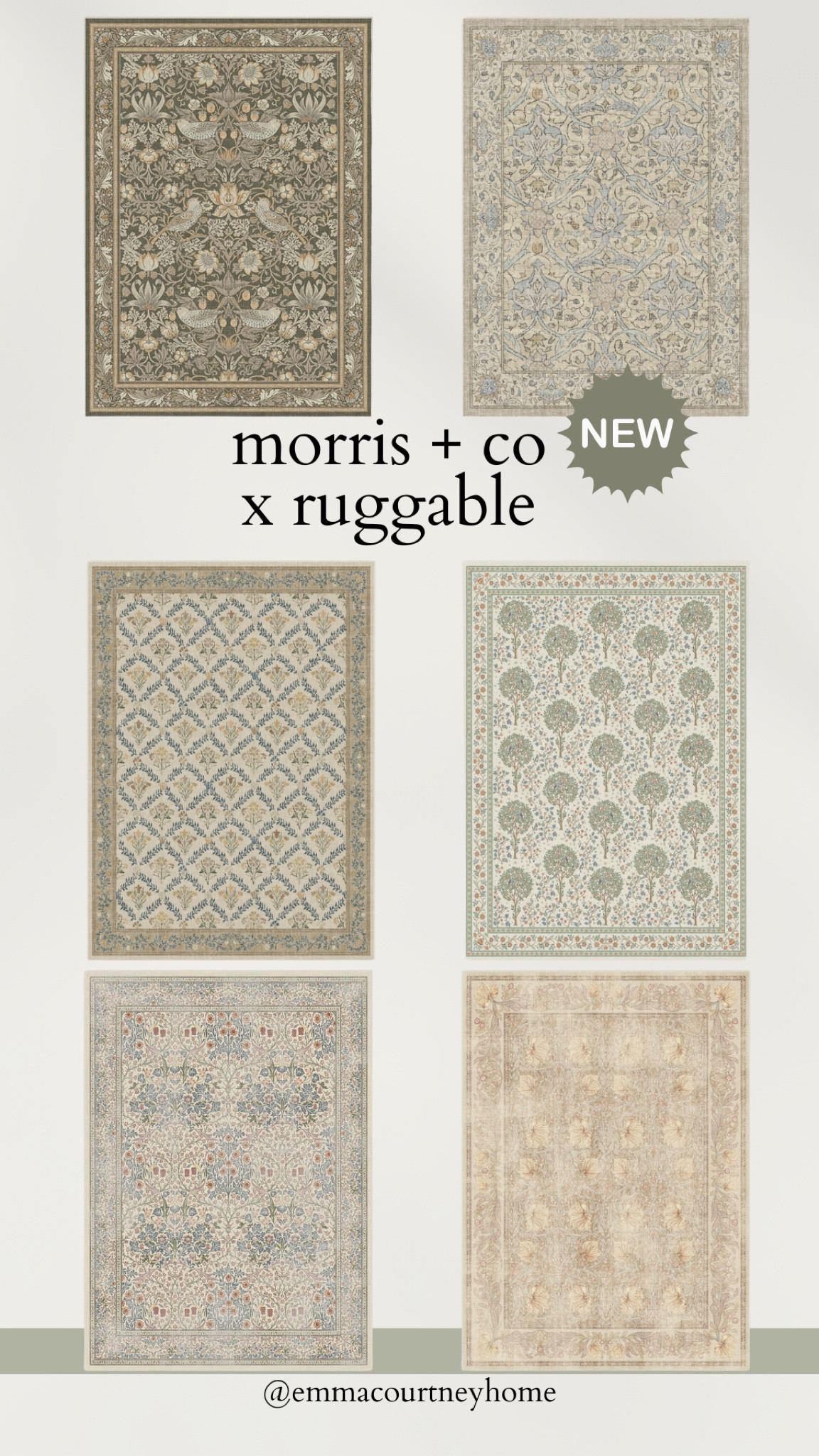 Morris and co x Ruggable new arrivals! Love these new rugs and the patterns are stunning. These are my favourites  

#LTKSeasonal #LTKhome #LTKstyletip