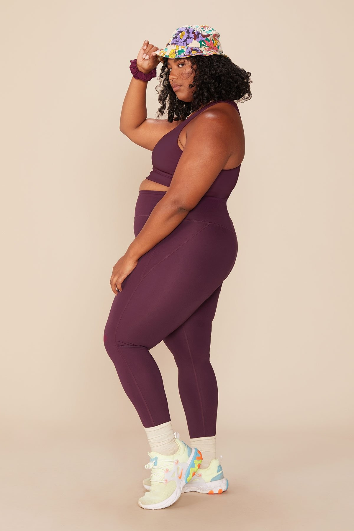 Plum Compressive High-Rise Legging | Girlfriend Collective