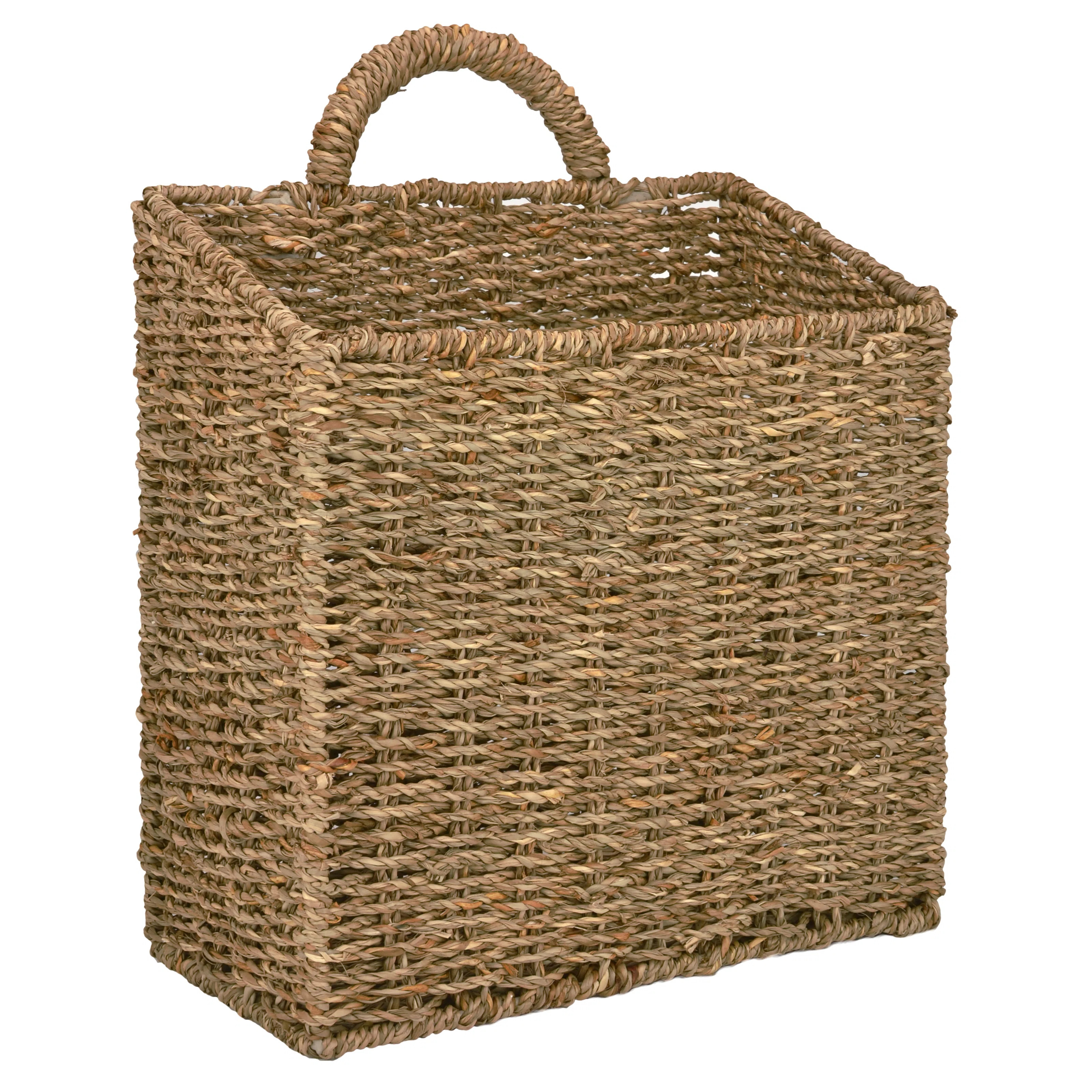 Woven Hanging Wicker Basket | Wayfair North America