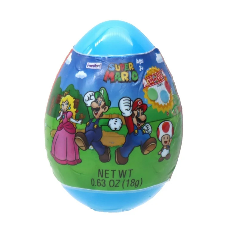 Frankford Super Mario Large Candy Filled Plastic Easter Egg, 0.63oz | Walmart (US)