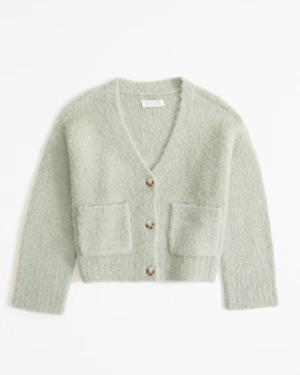 Lounge Boucle Cardigan | Abercrombie & Fitch (US)
