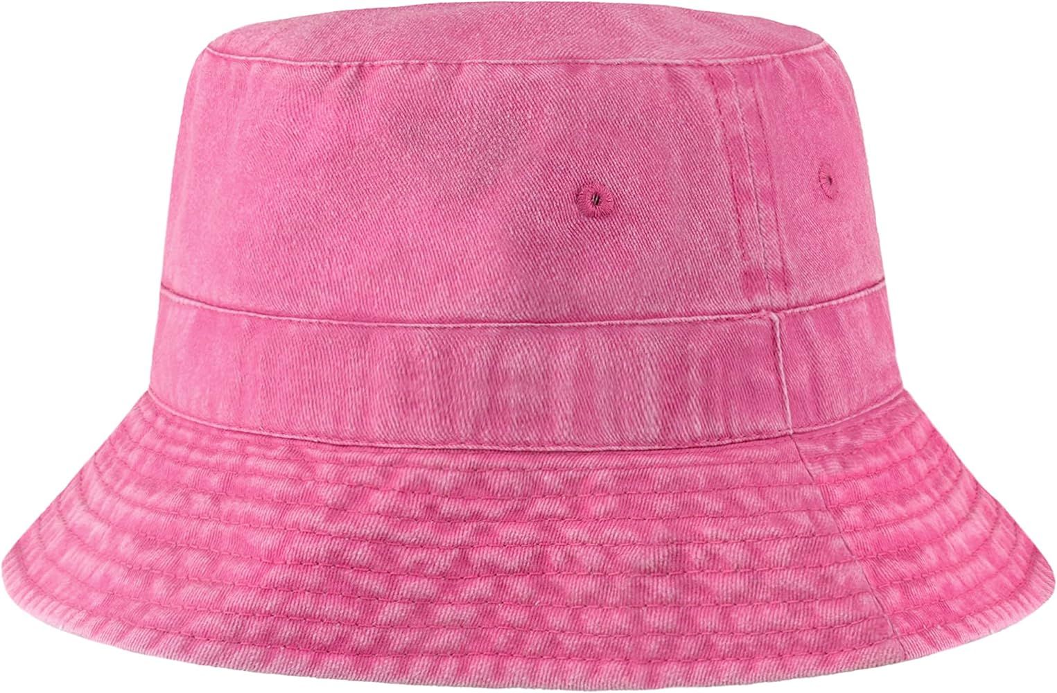 CHOK.LIDS Everyday Cotton Style Bucket Hat Unisex Trendy Lightweight Outdoor Hot Fun Summer Beach Va | Amazon (US)