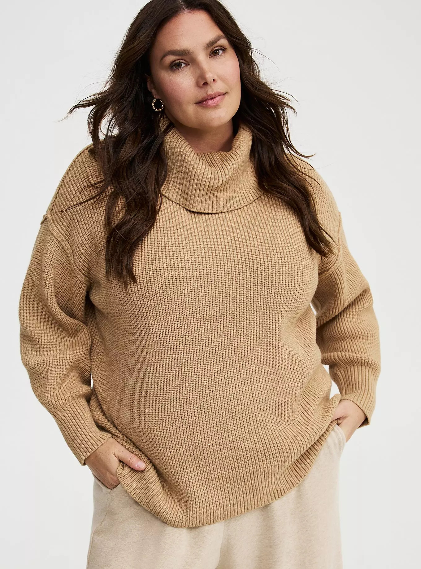Ribbed Turtleneck Pullover Sweater | Torrid (US & Canada)