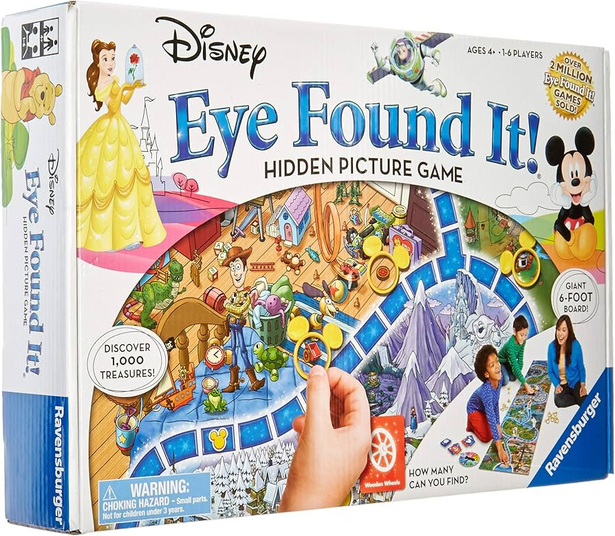Ravensburger World of Disney Eye Found It Board Game - Engaging Fun for Kids and Adults | Suitabl... | Amazon (US)