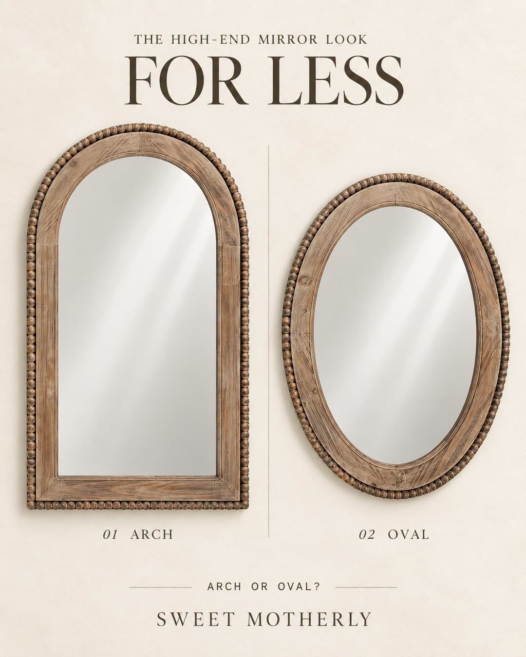 Save vs spend mirror

Affordable home mirrors Budget friendly wall decor Chic decorative accents Modern full length designs Stylish vanity accessories Arched floor mirror Designer inspired home finds Elegant entryway essentials Trendy bedroom decor Minimalist statement pieces

#LTKSeasonal #LTKHome #LTKSaleAlert