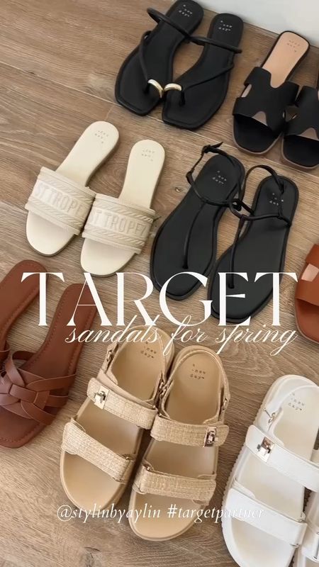 Budget friendly sandals from target. #StylinbyAylin #Aylin 

#LTKshoecrush #LTKfindsunder50 #LTKSeasonal