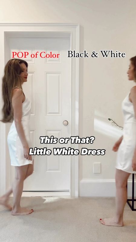 The only little white dress you need is under $40 with code ziba20! It’s a great blank canvas for an all white look, pop of color and classic black and white look! 

#LTKVideo #LTKSeasonal #LTKFindsUnder50