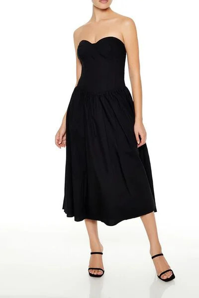 Sweetheart Corset Midi Dress | Forever 21