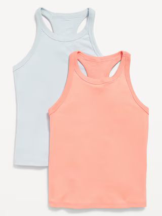 UltraLite Rib-Knit Performance Tank Top 2-Pack for Girls | Old Navy (US)