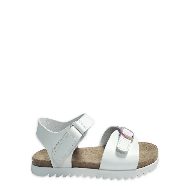 Wonder Nation Toddler Girls Buckle Sandals, Sizes 7-12 | Walmart (US)