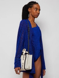 Small Woody Tote Bag White And Blue | The Webster