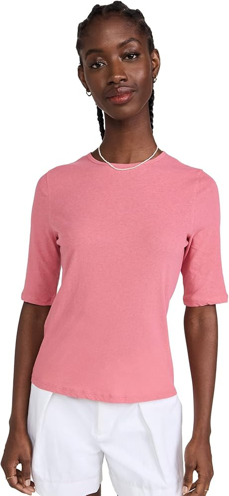 Vince Women's Elbow SLV Crew | Amazon (US)