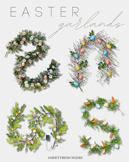 Easter Garlands, Spring Decor, Easter Decor



#LTKSeasonal #LTKhome #LTKfindsunder50