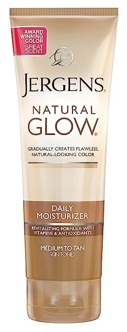 Jergens Nat Glow Med/Tan Size 7.5z Jergens Natural Glow Daily Moisturizer For Medium/Tan Skin | Amazon (US)