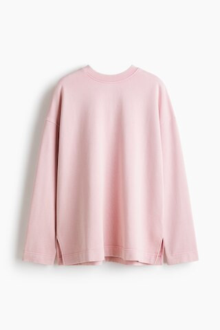 H & M - Sweatshirt im Washed-Look - Rosa - Damen | H&M (DE, AT, CH, NL, FI)
