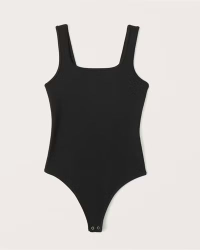 Seamless Rib Fabric Tank Bodysuit | Abercrombie & Fitch (US)