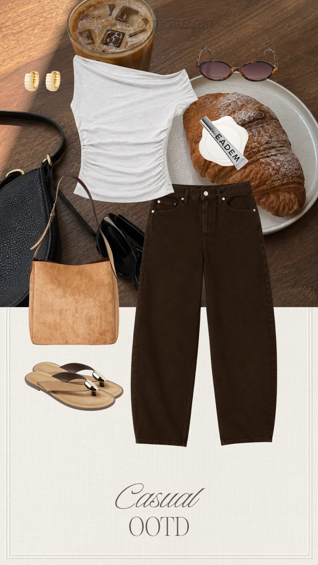 An easy Target outfit for everyday and casual plans. 🤍 The feminine lace-trim top and relaxed wide-leg denim pair perfectly with simple brown accessories for an effortless look.

#targetstyle #targetfinds #targetfashion #casualoutfit #summerstyle #widelegjeans #everydayoutfit #affordablefashion #neutralstyle #outfitidea

#LTKootd