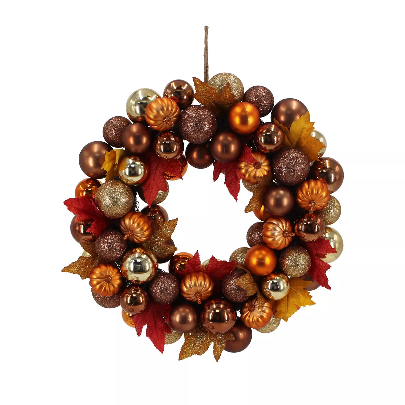Celebrate Together\u2122 Fall Pumpkin Bauble Wreath | Kohl's