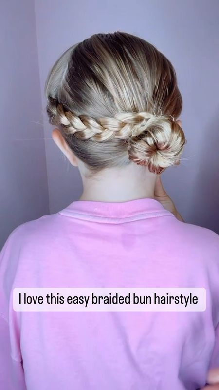 Cute braided bun hairstyle 💗 sharing my favorite hair products below! 

#LTKBeauty