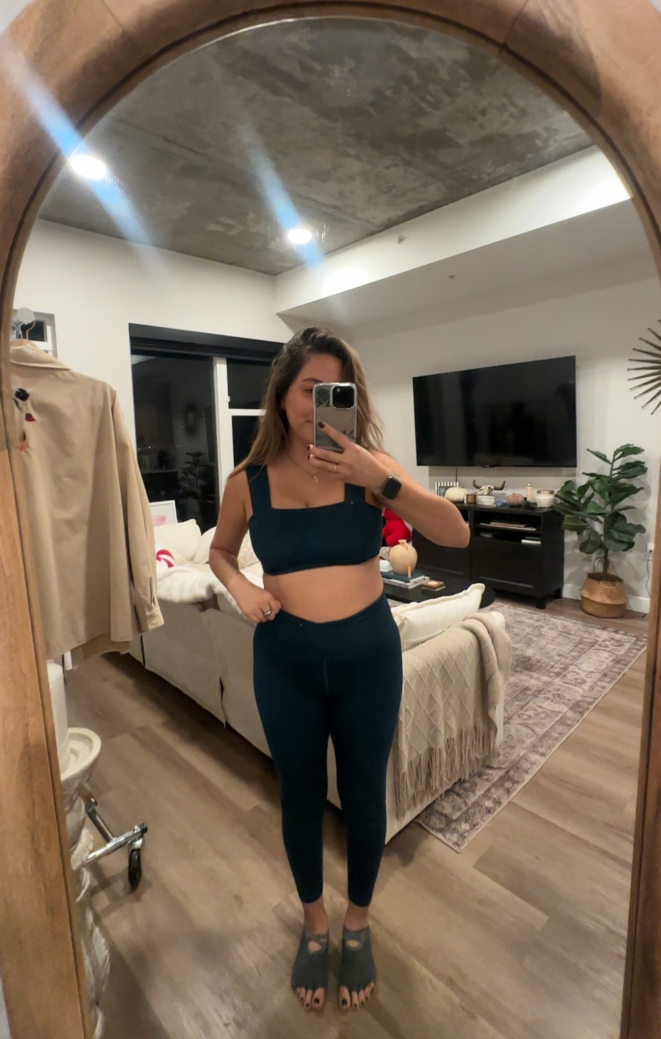 this workout set is under $30 - love the color and the quality feels amazing! got the petite bottoms in a size small and top is a medium! 

#LTKActive #LTKFindsUnder50 #LTKSaleAlert