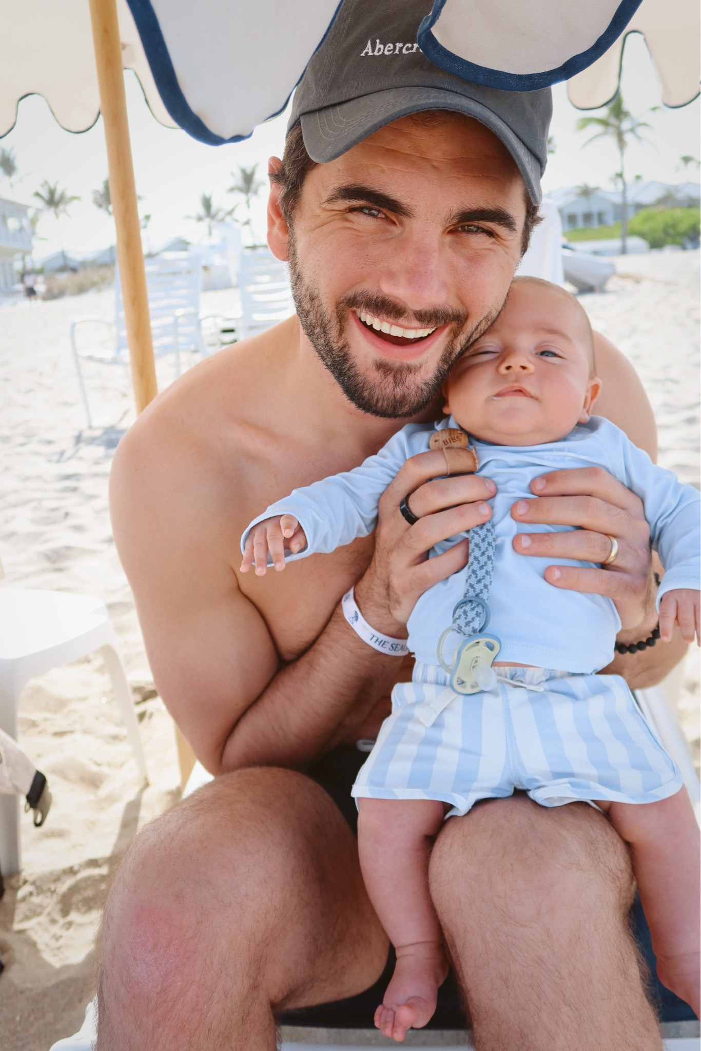 Warren-approved beach 'fits. Are baby swimsuits a necessity? No. They're just as happy in a diaper on the beach, but we like them anyway! 

#LTKSwim #LTKBaby #LTKSummerEdit
