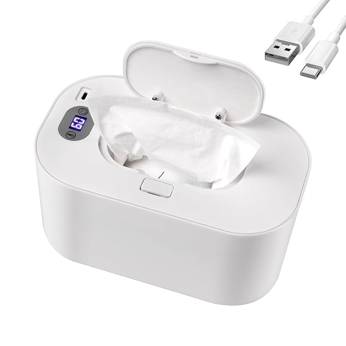 Baby Wipe Warmer and Baby Wet Wipes Dispenser, 5 Modes of Temperature Heating Control Portable Di... | Amazon (US)