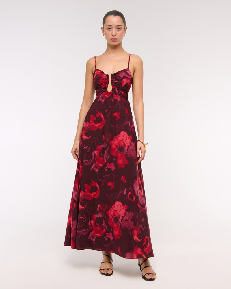 Women's Bra-Free Hardware Maxi Dress | Women's Dresses & Jumpsuits | Abercrombie.com | Abercrombie & Fitch (US)