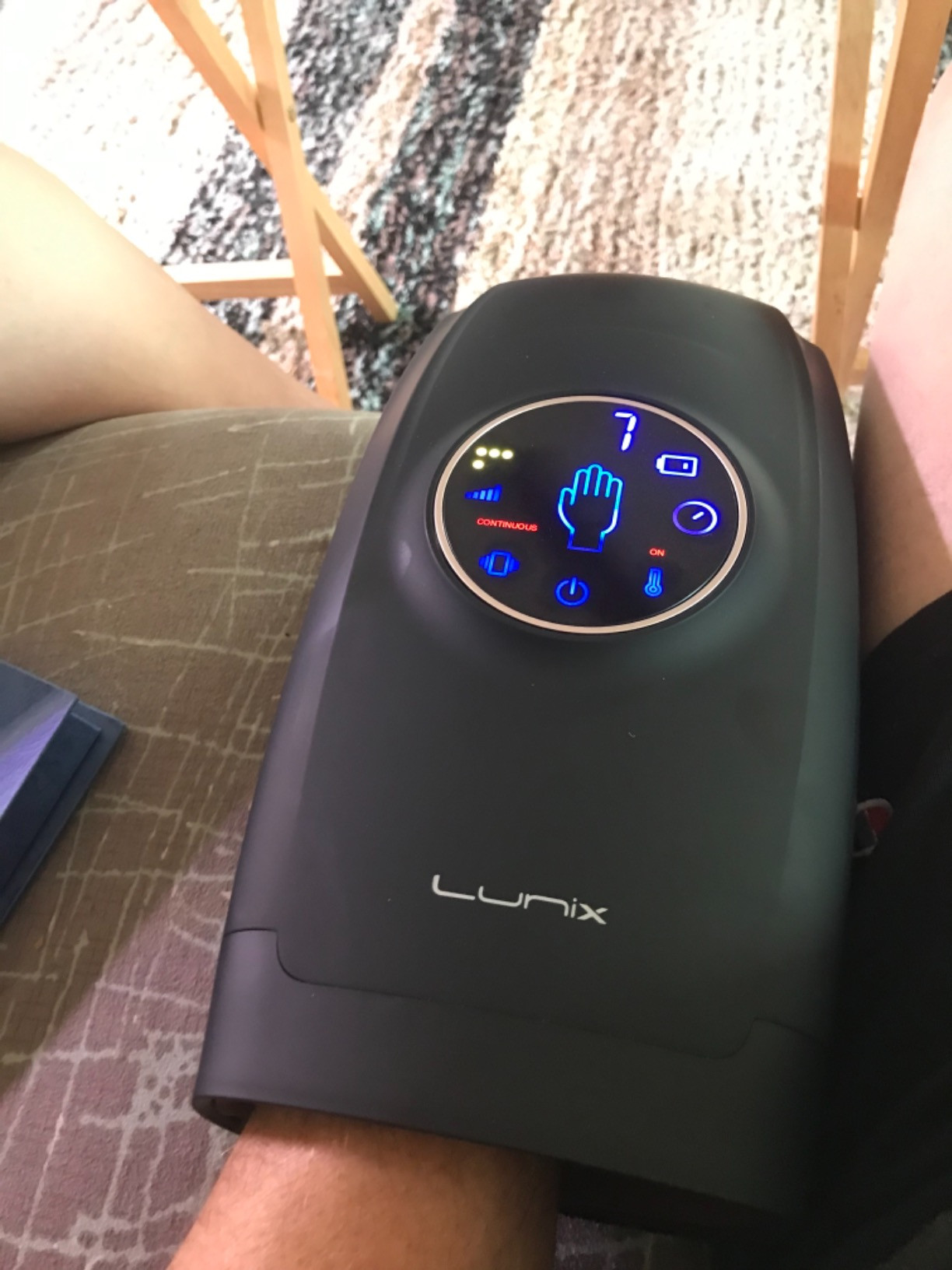 Lunix LX7 Touchscreen Electric Hand Massager with Compression, Pressure Point Therapy for Arthrit... | Amazon (US)