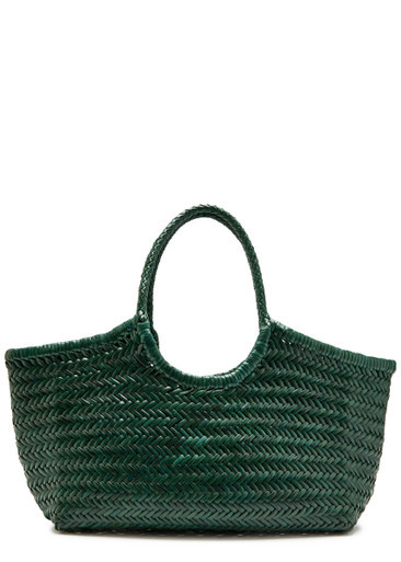 Nantucket Big woven leather tote bag | Harvey Nichols