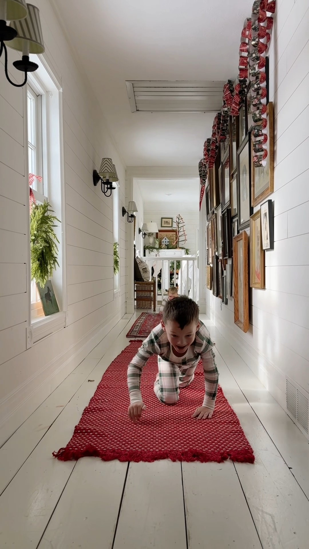 Cozy Christmas family pajamas. 