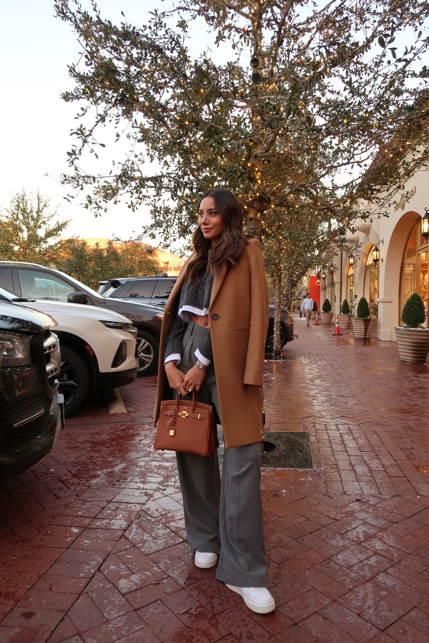 Wet winter outfit - top from Anthropology, pants are Abercrombie slacks and coat is old ZARA but liked dupe from Amazon (and Hermes birkin duh) 😜

#LTKFind #LTKstyletip #LTKSeasonal