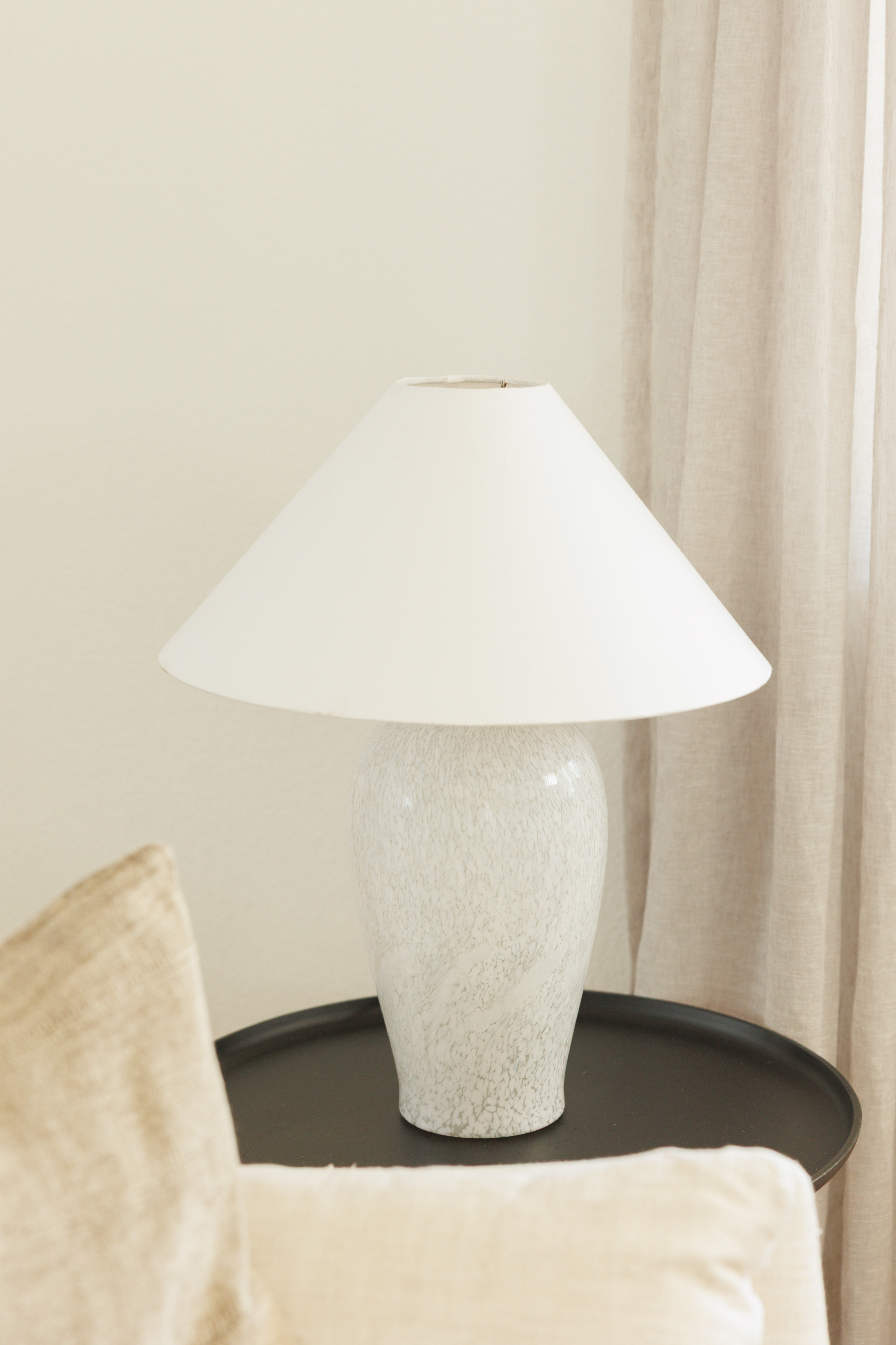 I'm so sad that this lamp is currently sold out - I loved it so much that I bought two for our bedroom! I tagged two similar options and the exact side table I used in this living room.  

 #LTKHome