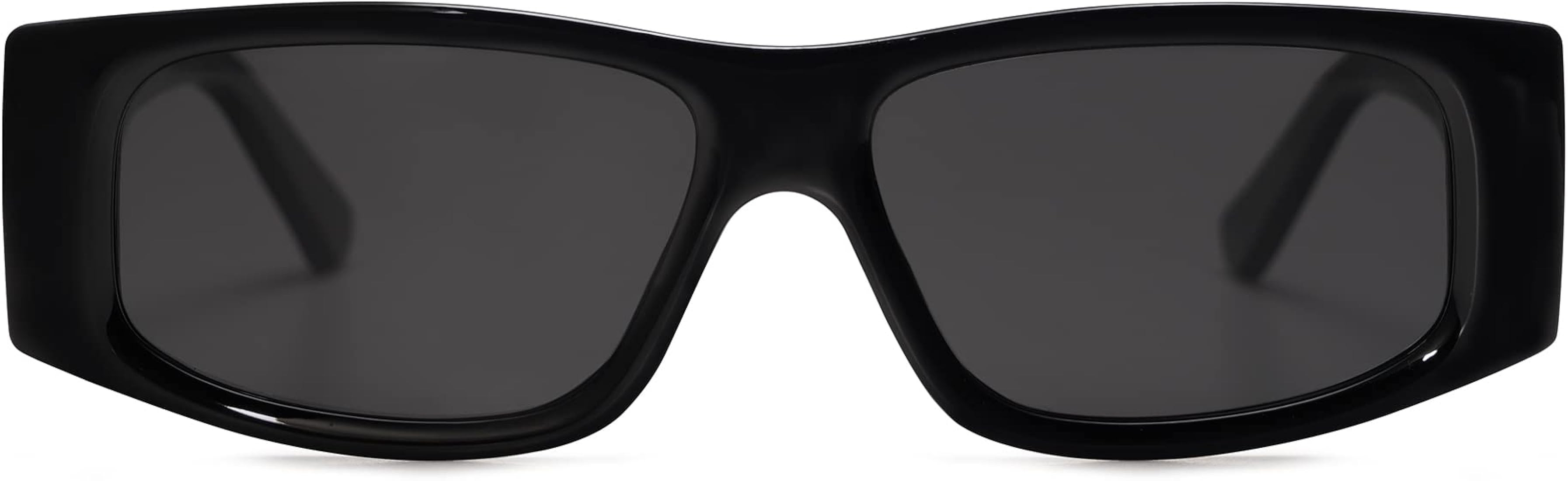 SOJOS Retro Rectangle Polarized Sunglasses Fashion Trendy Narrow Square Sunnies SJ2228 | Amazon (US)