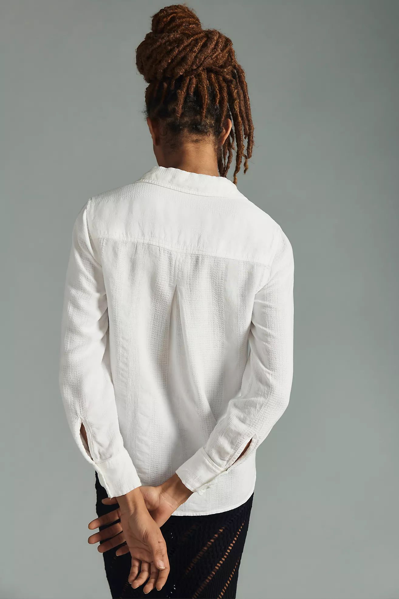 Cloth & Stone Textured Buttondown Shirt | Anthropologie (US)