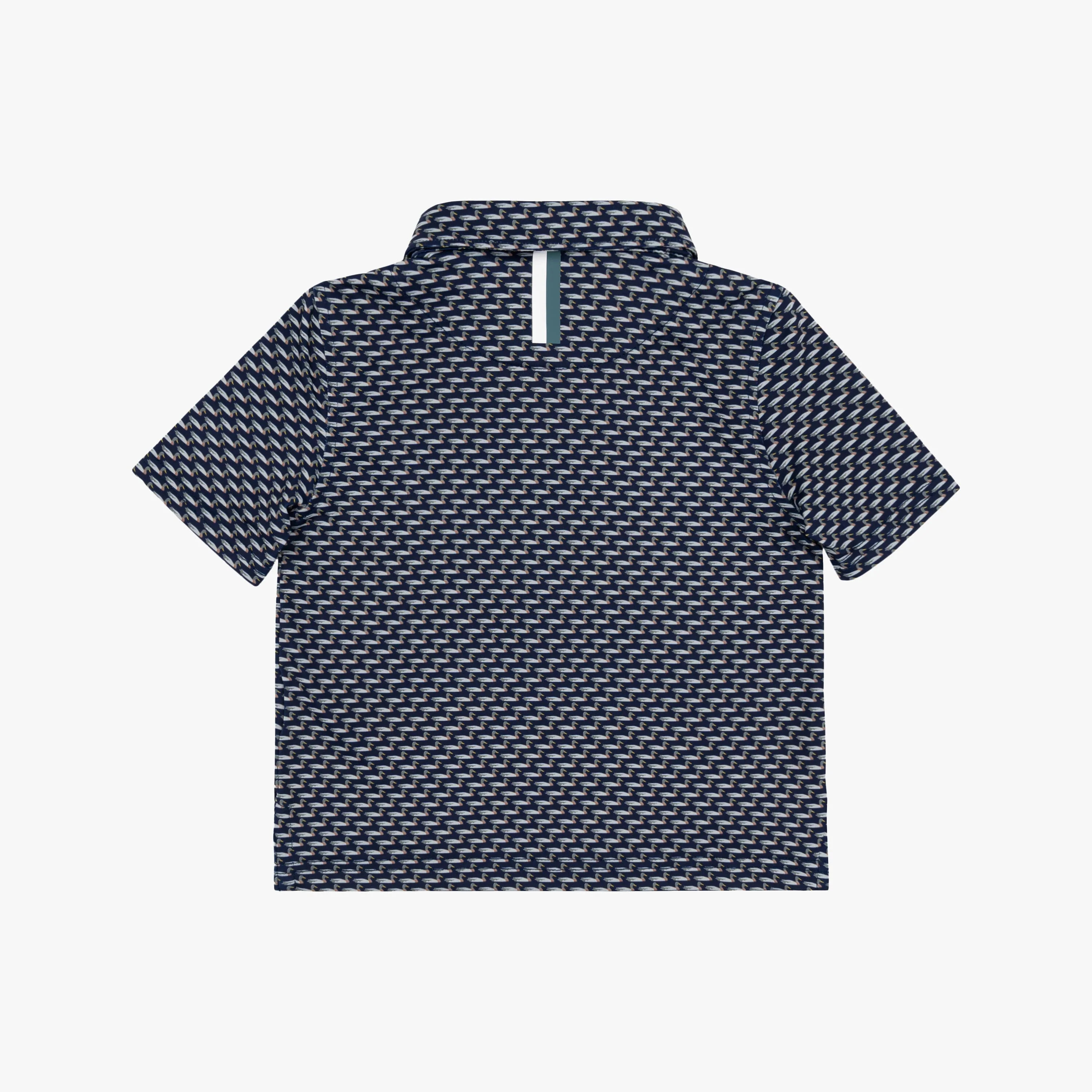 The Lil' Decoy Performance Polo - Fleet Navy/Stratus Grey | Rhoback | RHOBACK