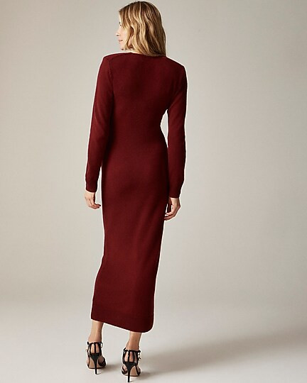 Spring Street long-sleeve cashmere sweater-dress | J. Crew US