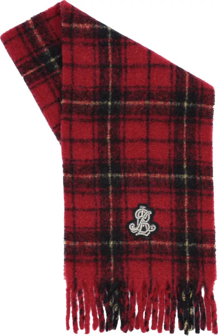 Brushed Lofty Scarf With Crystal Patch | Nordstrom