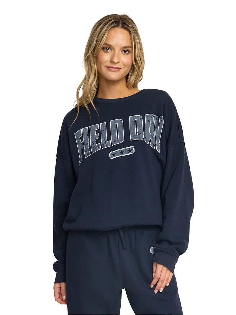 Mills by Millie Bobby Brown Women's Graphic Crewneck Sweatshirt, Sizes XXS-XXXL | Walmart (US)
