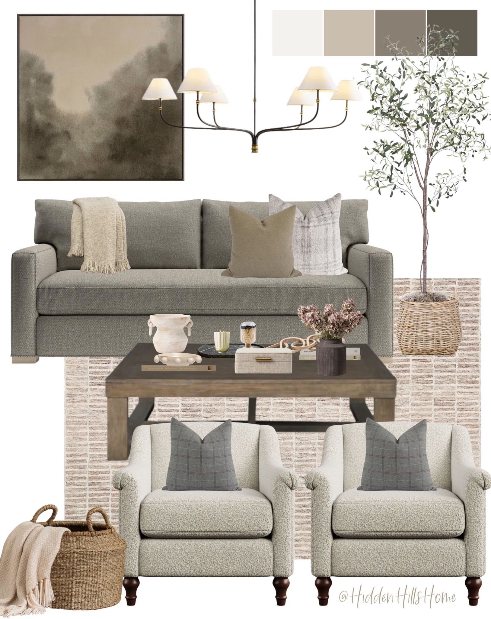 Living room decor ideas! Living room mood board, cozy living room, coffee table decor, living room sofa, rug, home decor, living room design, family room #home

#LTKHome #LTKSaleAlert #LTKSeasonal