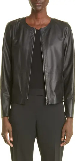 Women's Griffith Lambskin Leather Jacket | Nordstrom