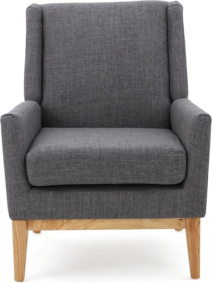 Christopher Knight Home Aurla Fabric Accent Chair, Light Grey 27.5D x 28.5W x 36.5H in | Amazon (US)