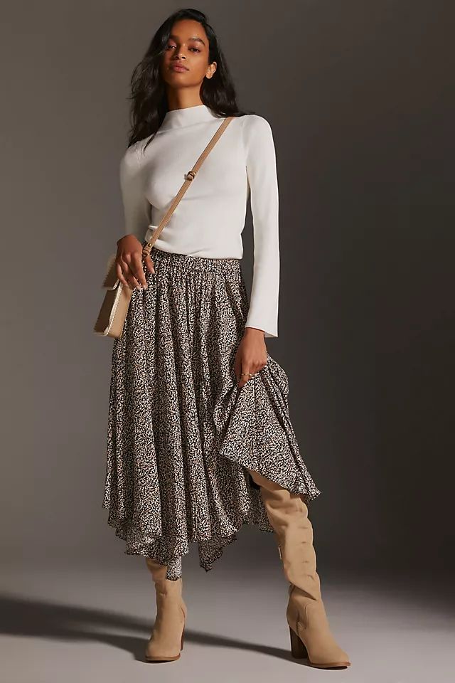 By Anthropologie Sleek A-Line Skirt | Anthropologie (US)