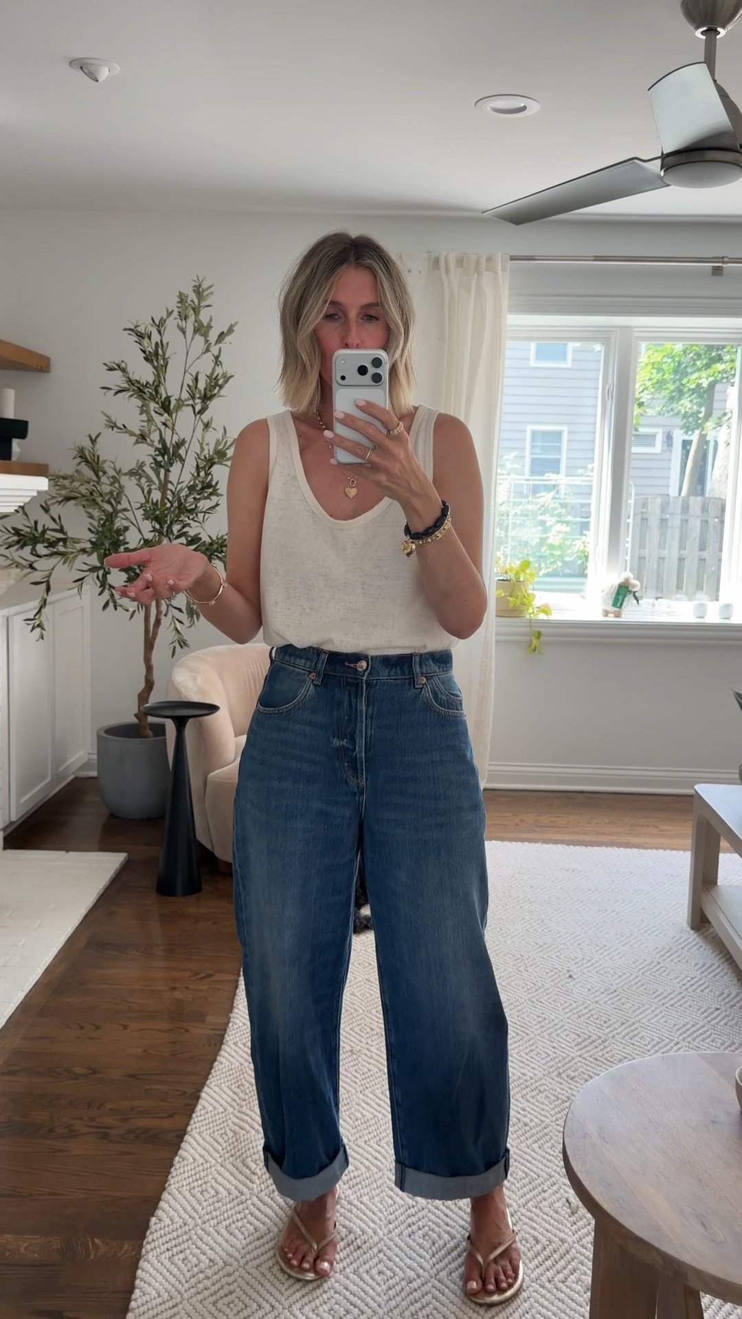 jeans and a tank. can’t beat it!

tank - medium
jeans - sized down to 27

#LTKgrwm #LTKootd #LTKstorytime
