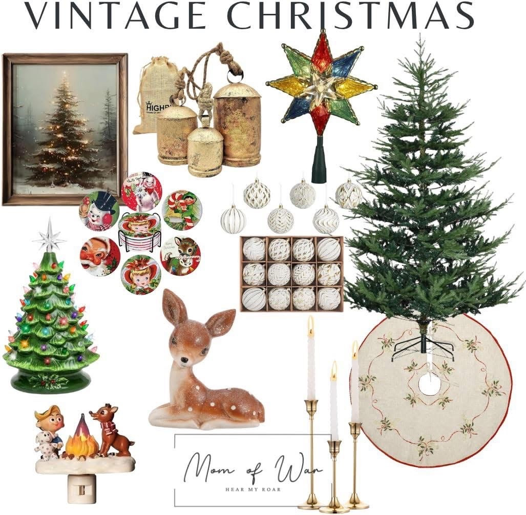 Vintage Christmas decor 

#LTKSeasonal #LTKHome #LTKHoliday