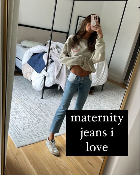 maternity jeans i love!

#LTKbump