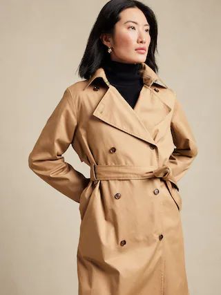 Long Twill Trench | Banana Republic Factory