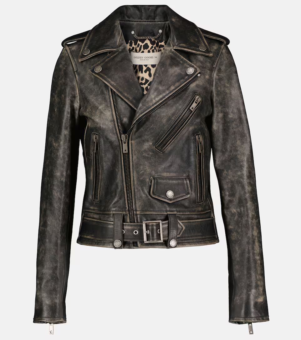 Golden Collection Chiodo leather jacket | Mytheresa (US/CA)